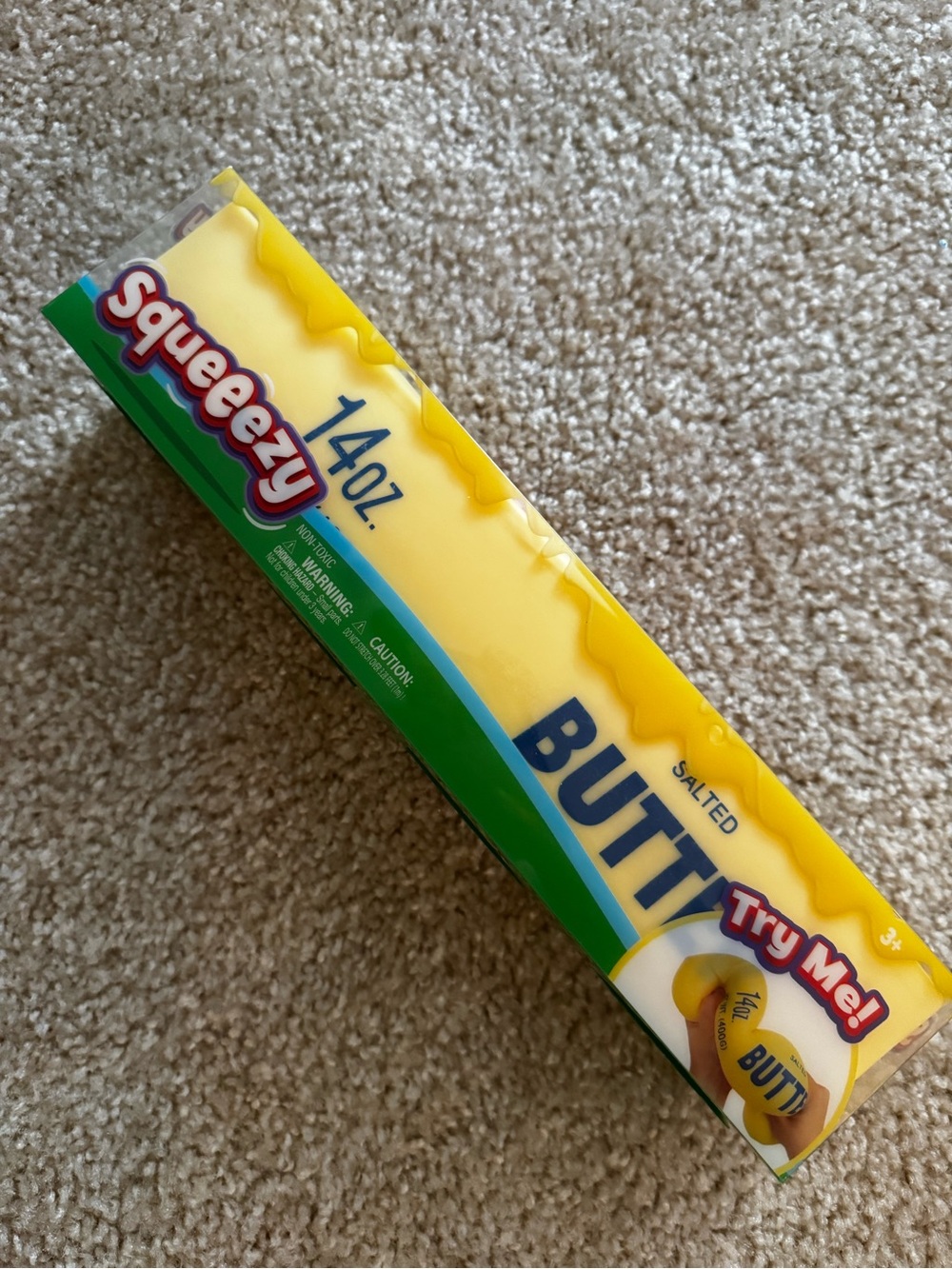 NWT Salted Butter Yellow Squishy